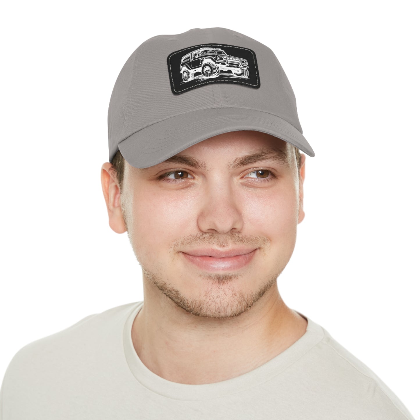 Off-Road Dad Hat with Leather Patch