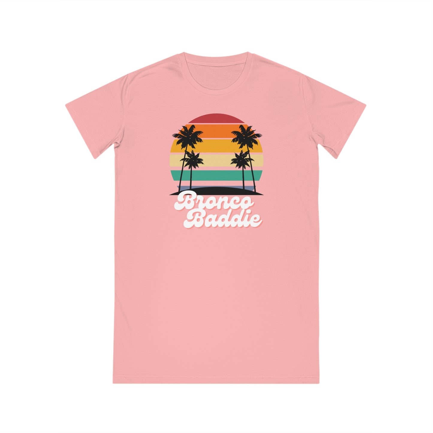 Bronco Baddie - Spinner T-Shirt Dress