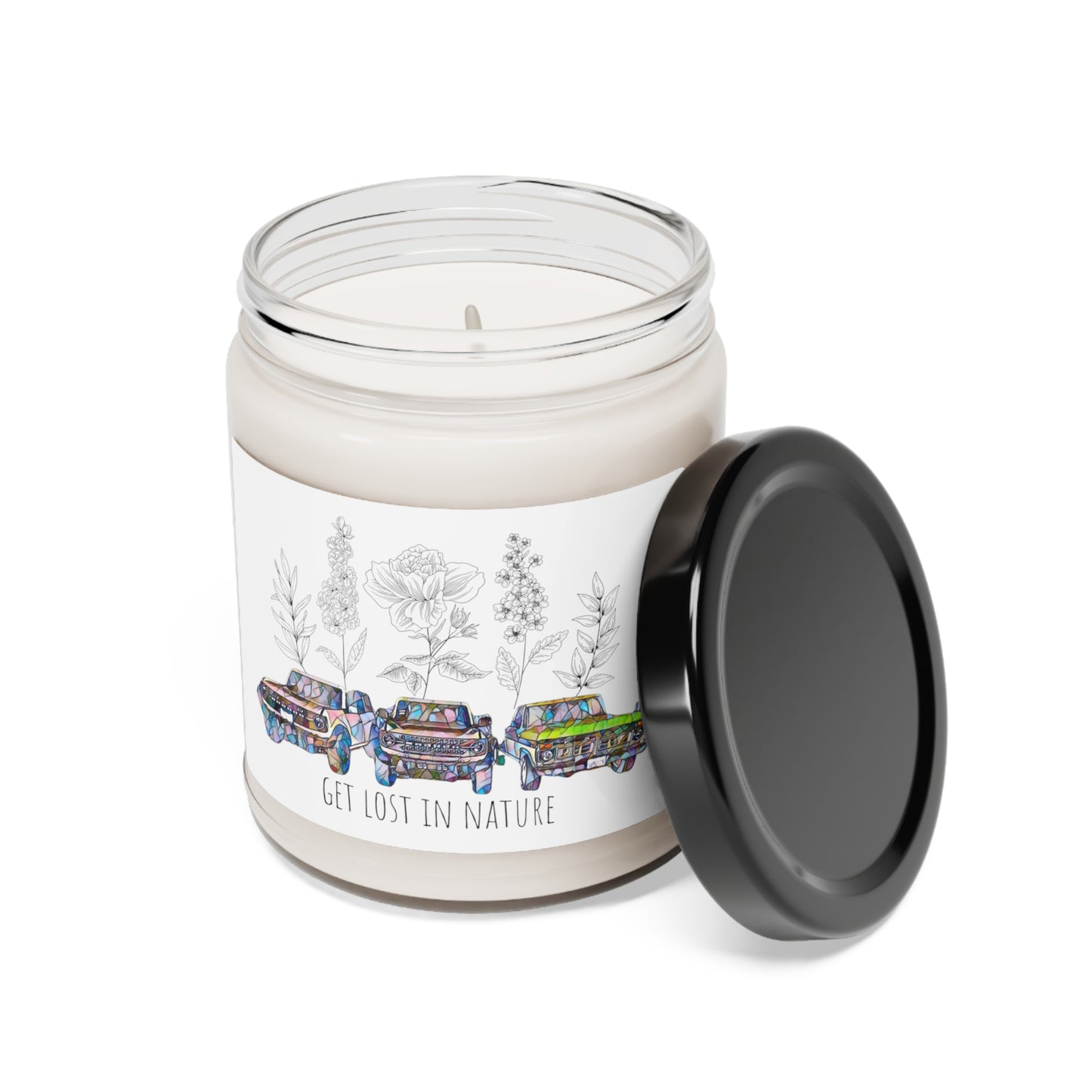 Get Lost In Nature - Bronco / Ford / Truck - Scented Soy Candle, 9oz