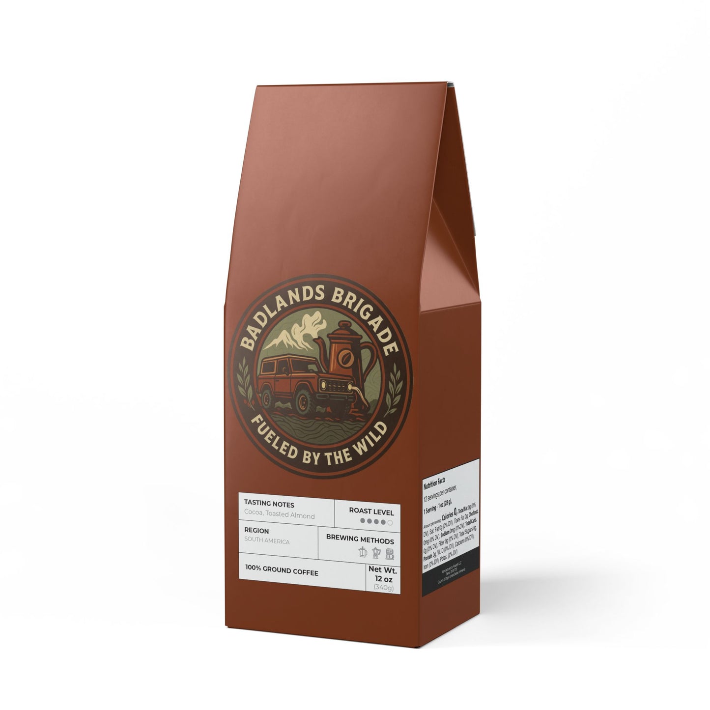 High Octane Roast - Badlands Brigade Coffee (Medium-Dark Roast)