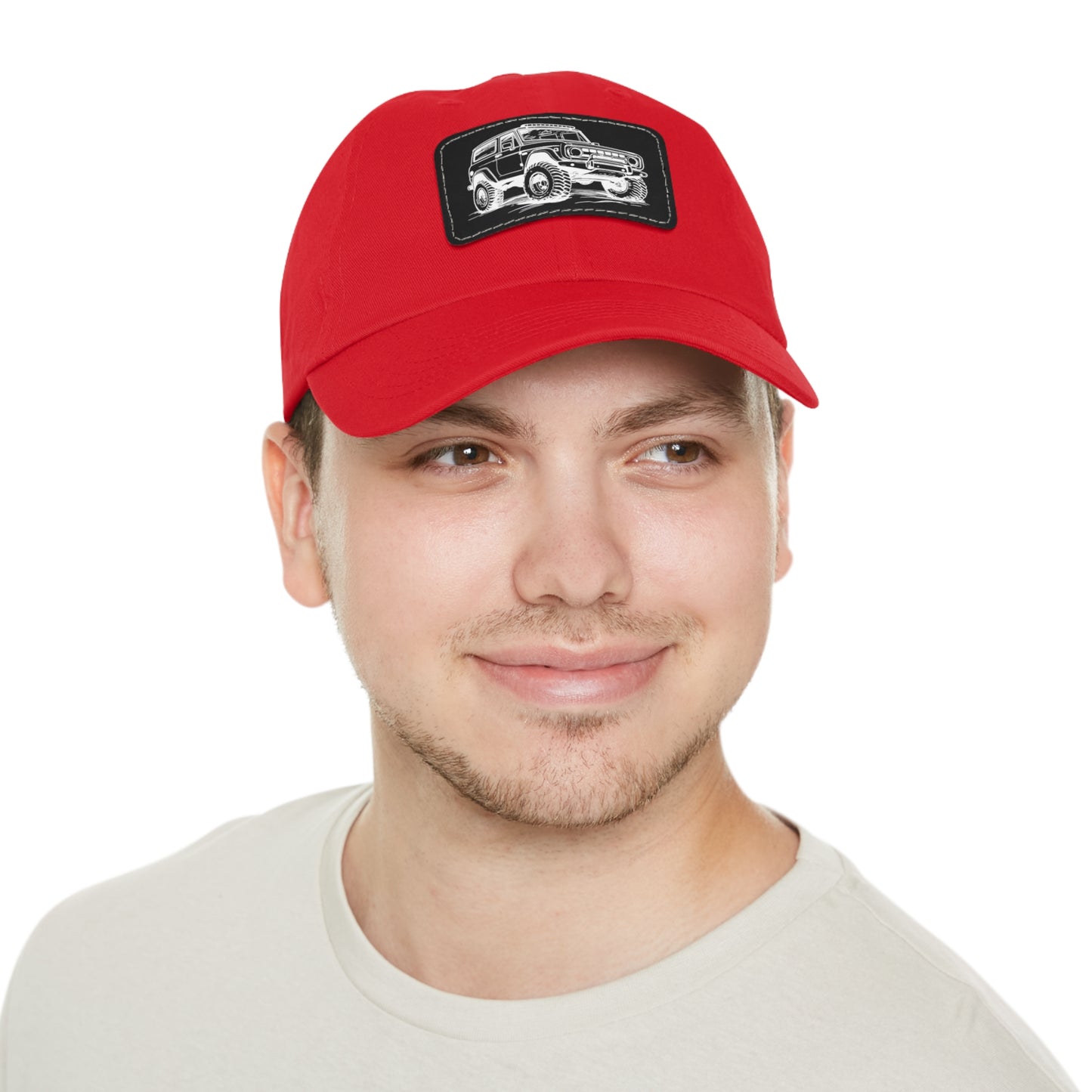 Off-Road Dad Hat with Leather Patch
