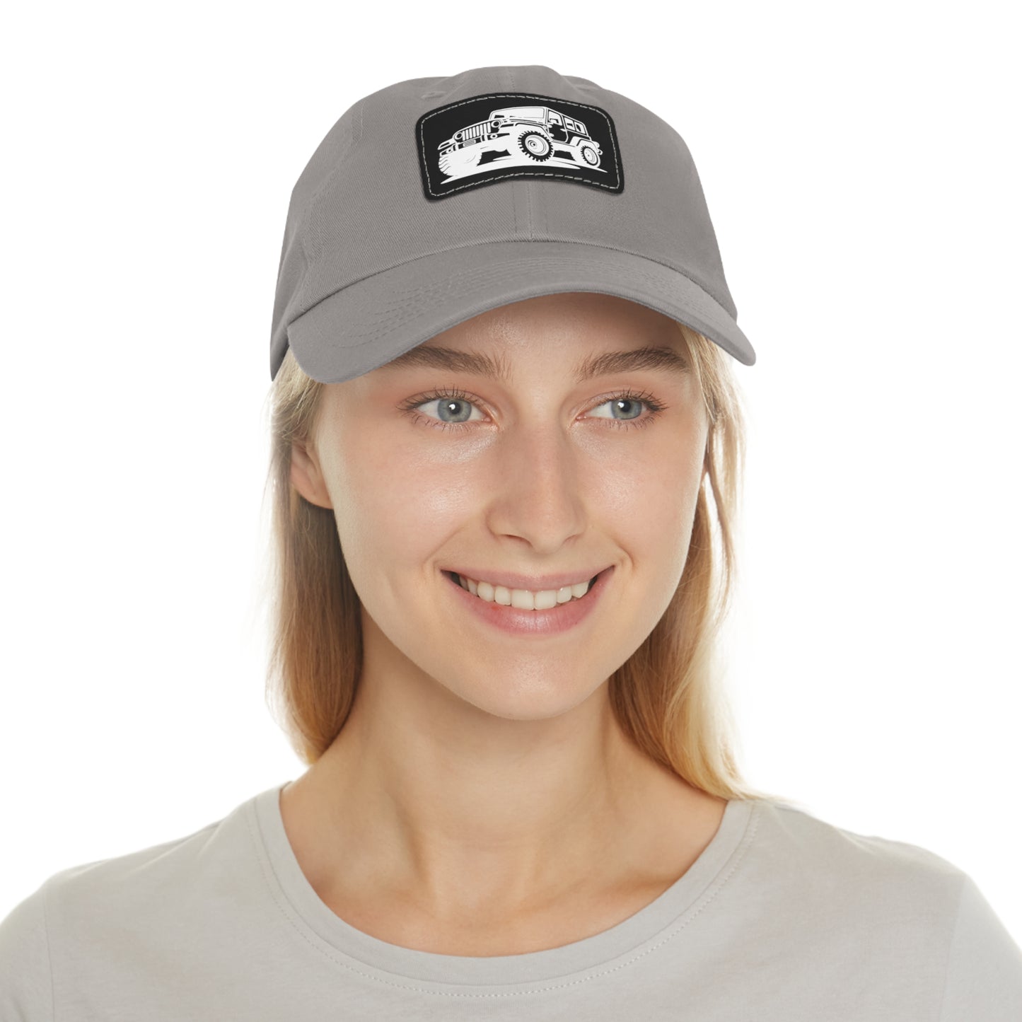 Off-Road Dad Hat with Leather Patch