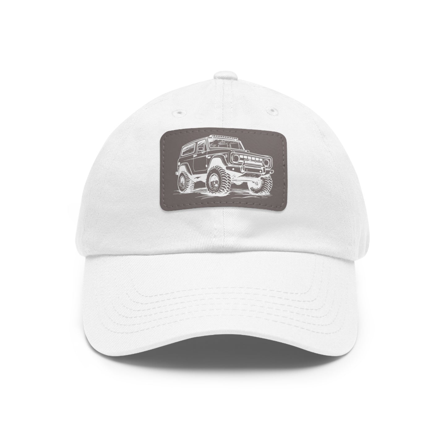 Off-Road Dad Hat with Leather Patch