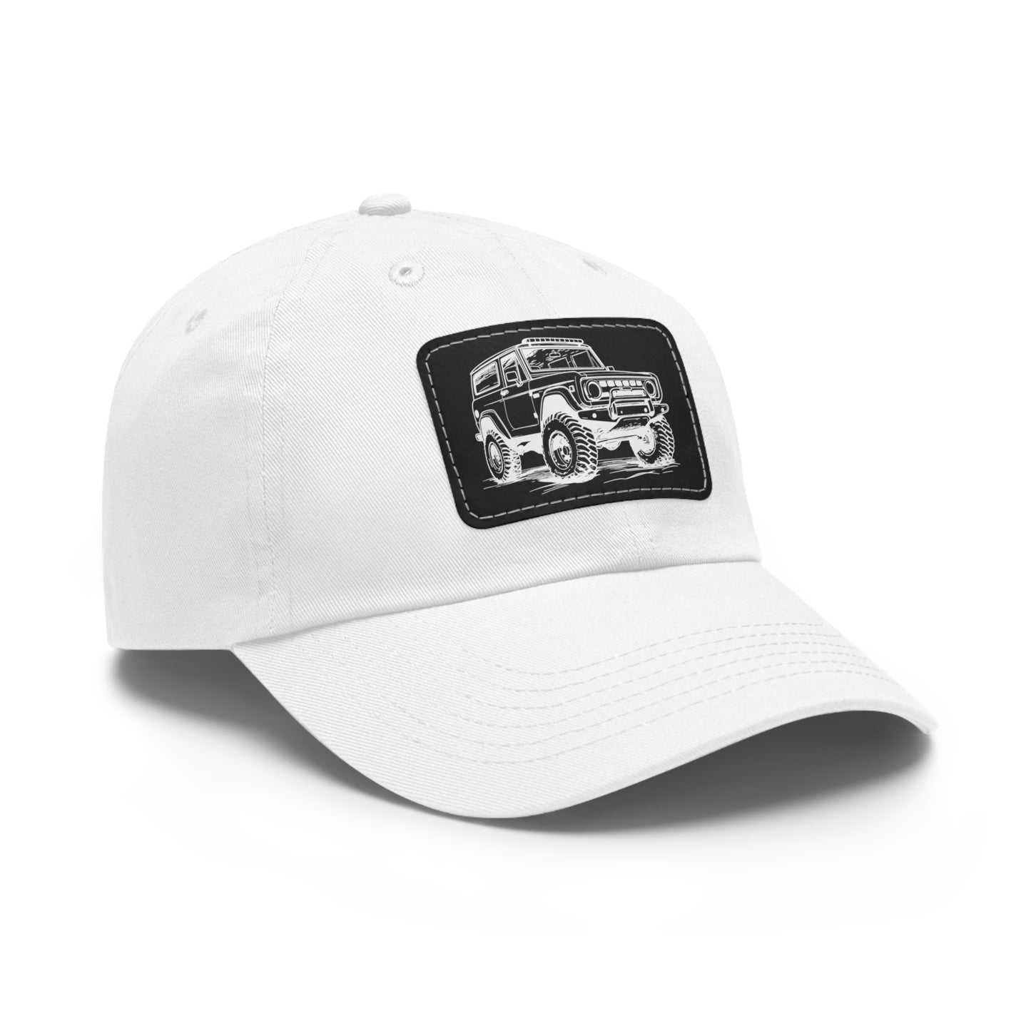 Off-Road Dad Hat with Leather Patch
