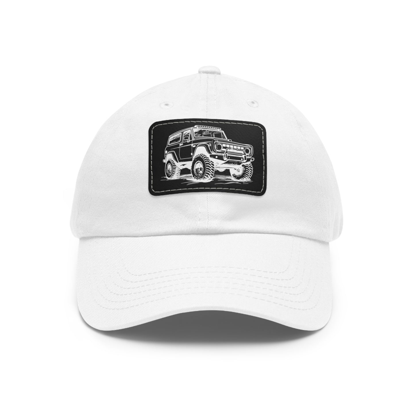 Off-Road Dad Hat with Leather Patch