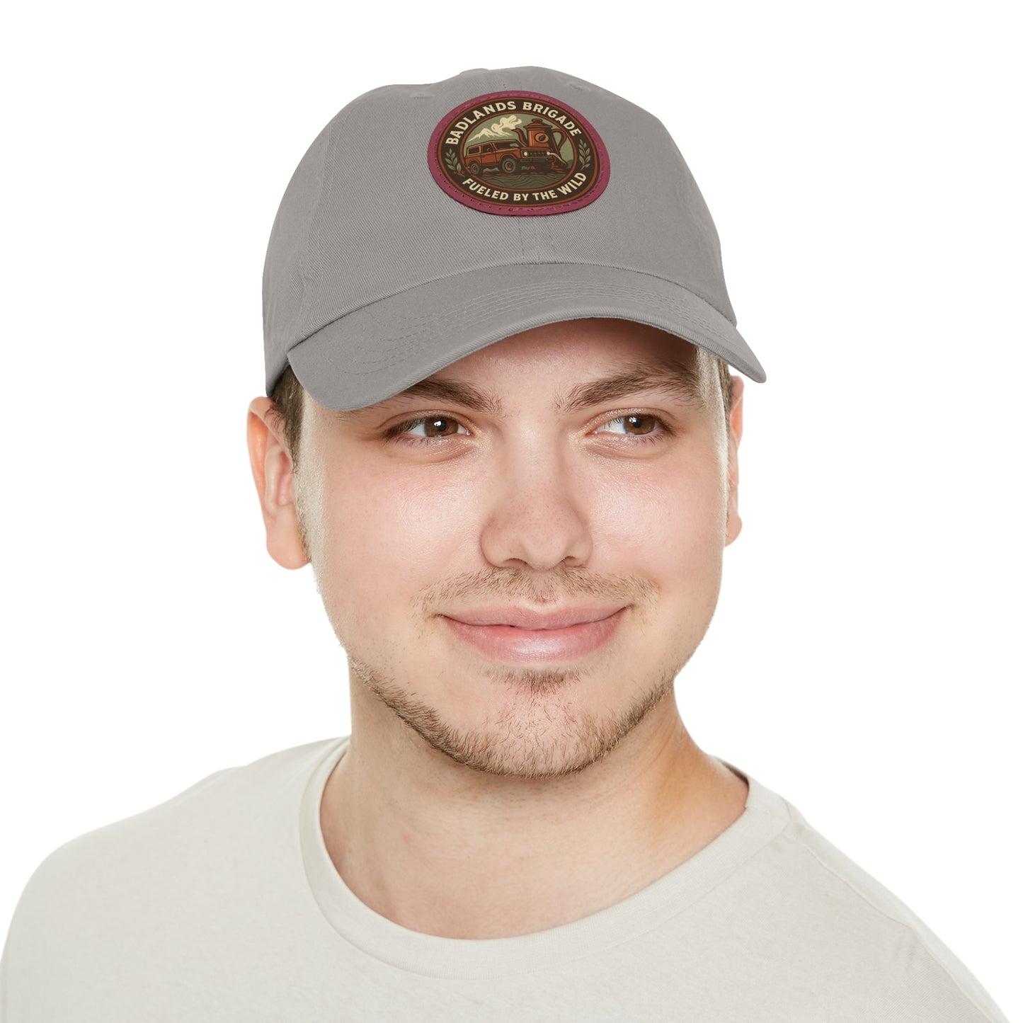 Fueled by the Wild - Badlands Brigade, Dad Hat with Leather Patch