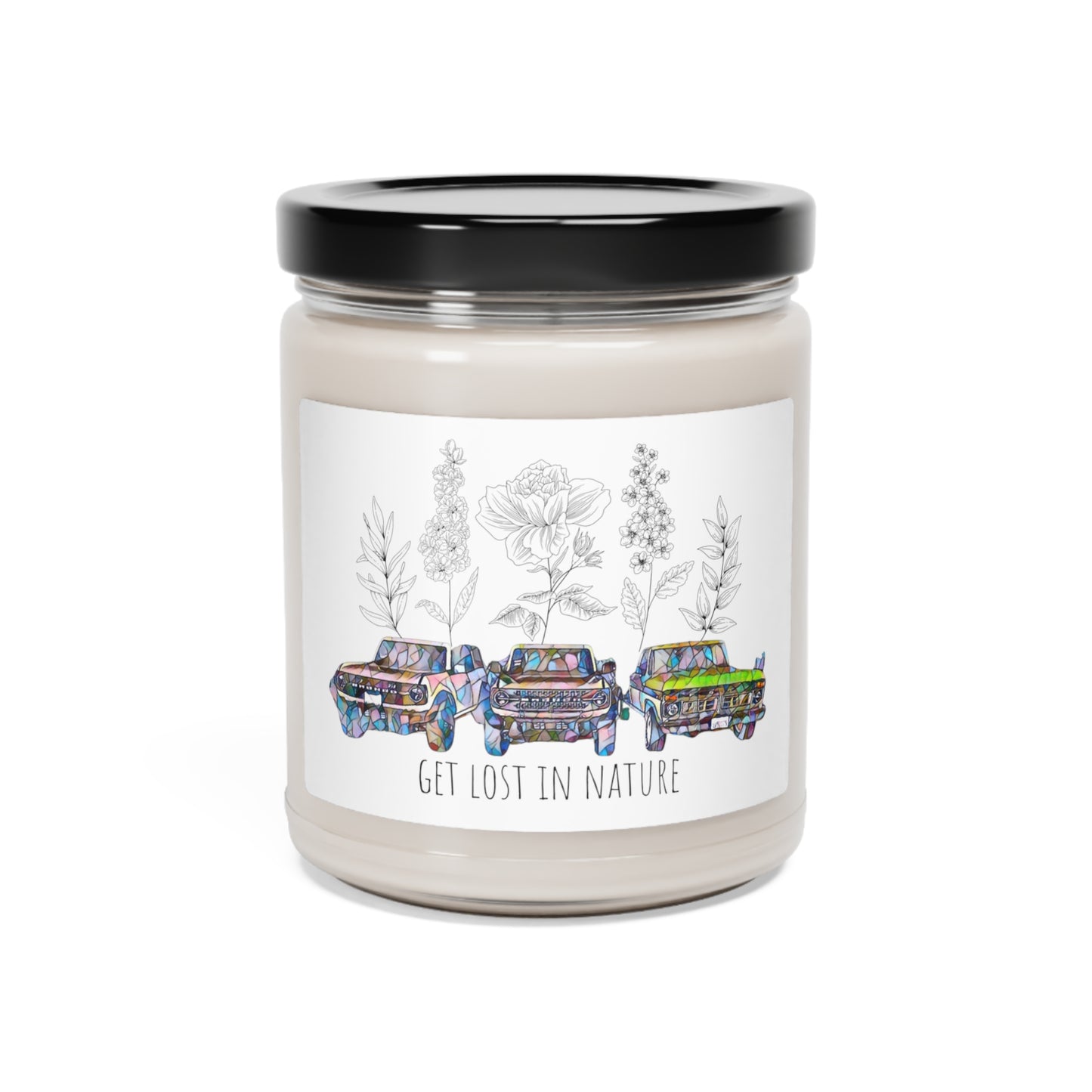 Get Lost In Nature - Bronco / Ford / Truck - Scented Soy Candle, 9oz