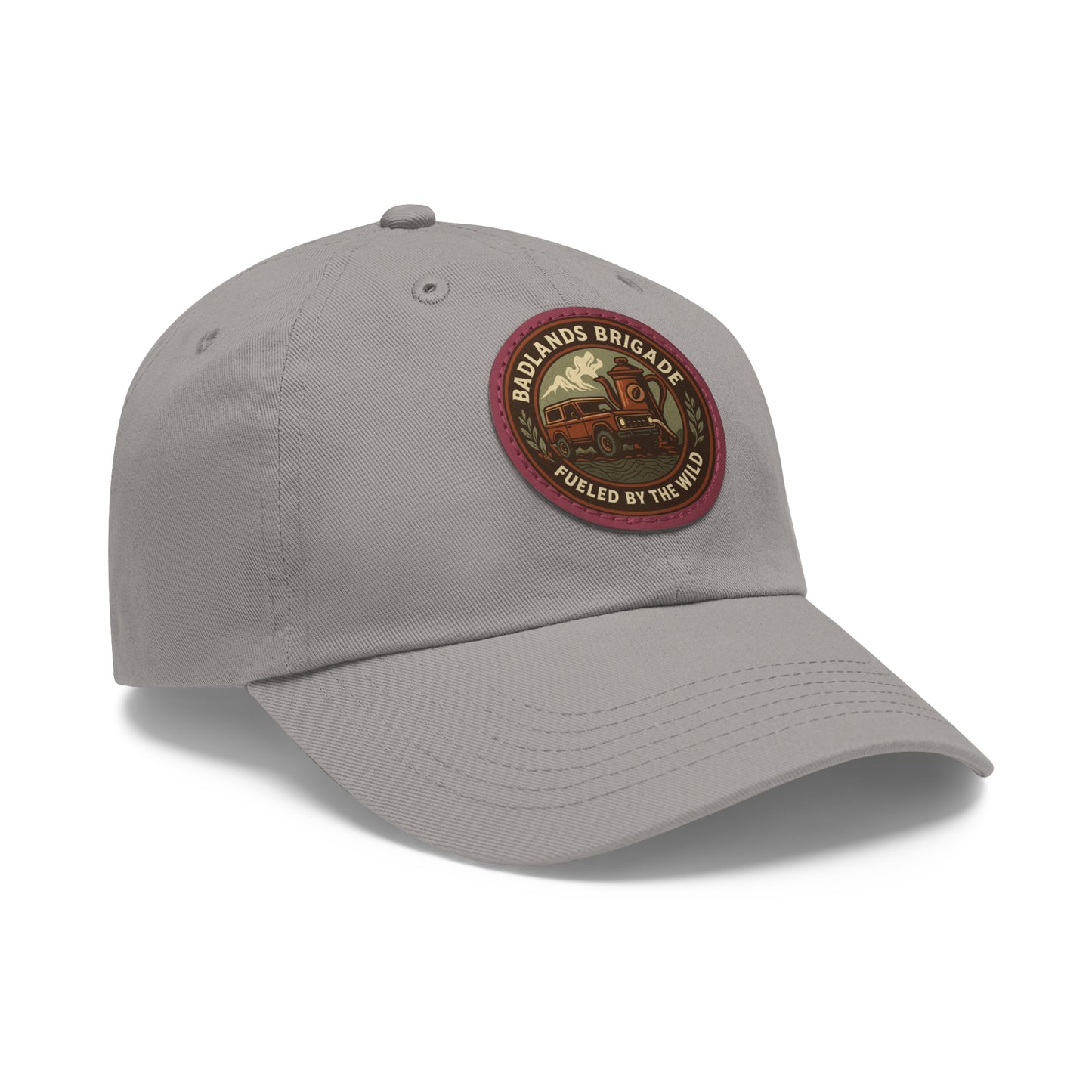Fueled by the Wild - Badlands Brigade, Dad Hat with Leather Patch