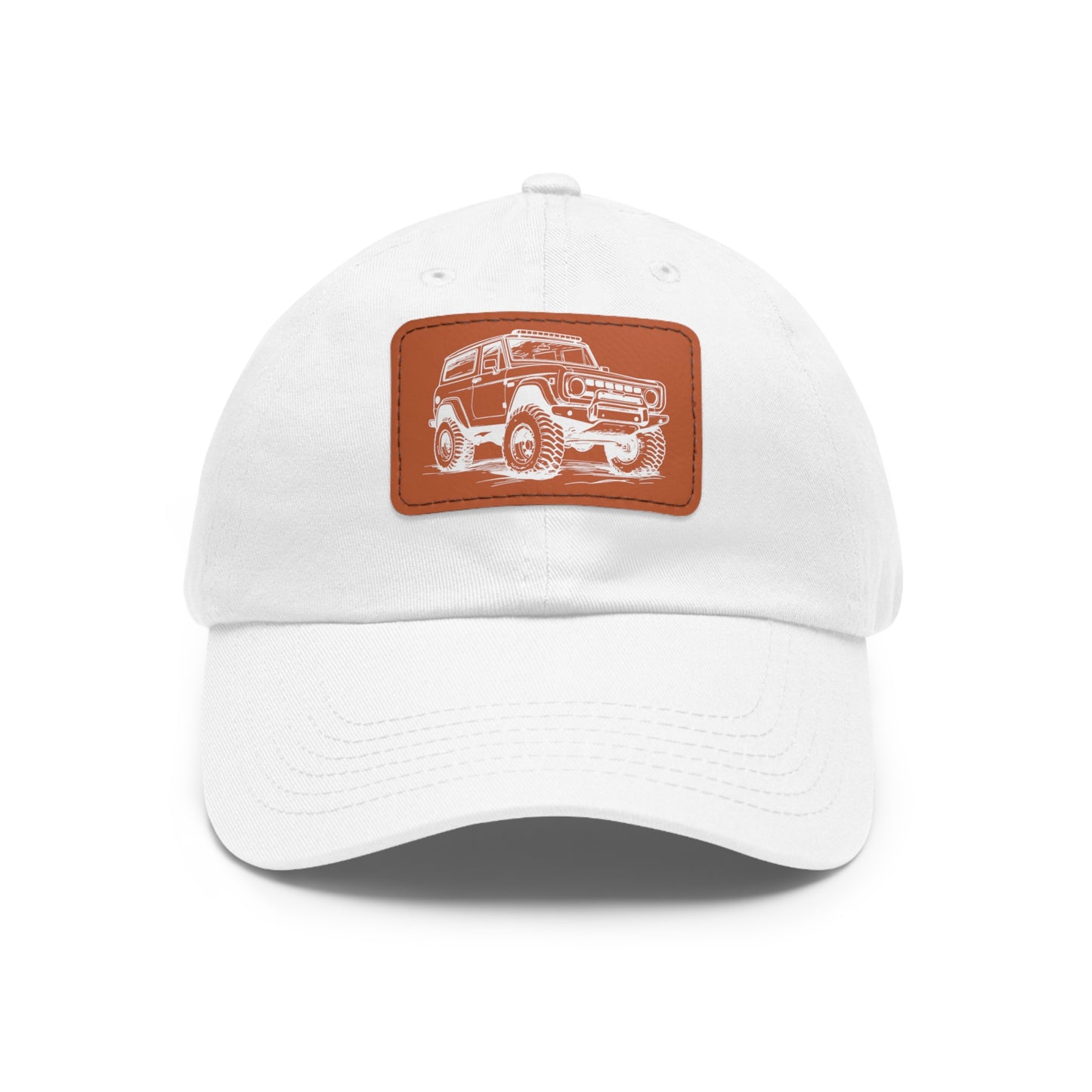 Off-Road Dad Hat with Leather Patch