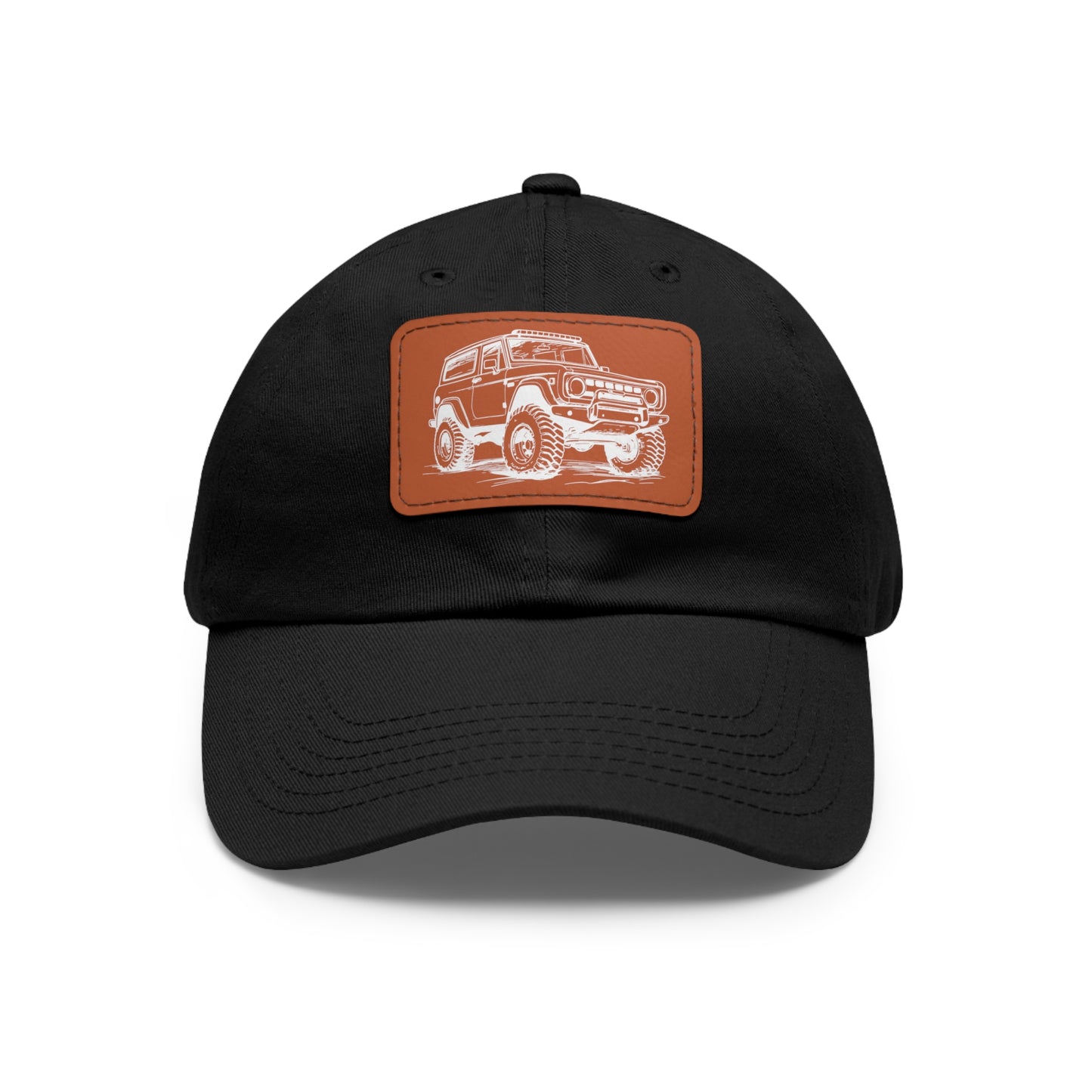 Off-Road Dad Hat with Leather Patch