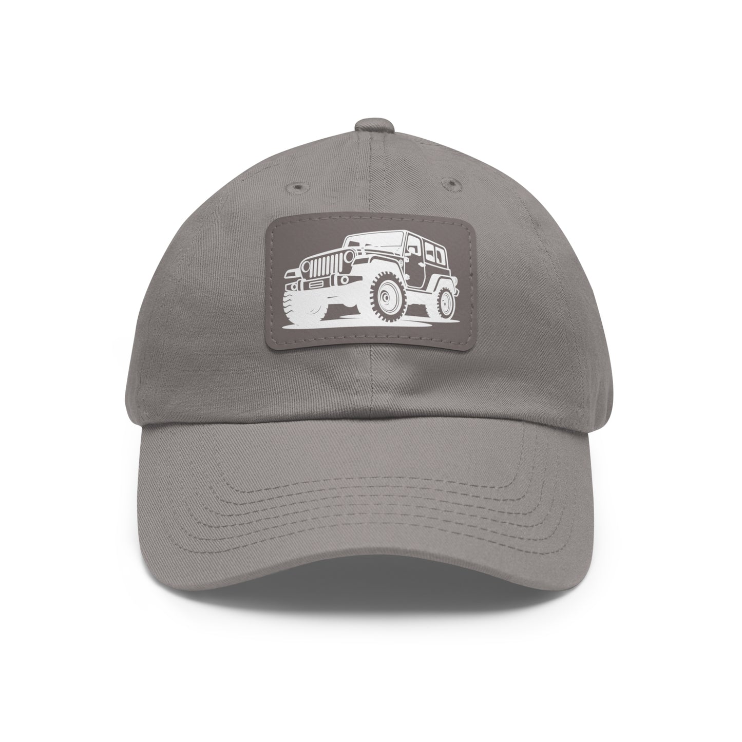 Off-Road Dad Hat with Leather Patch
