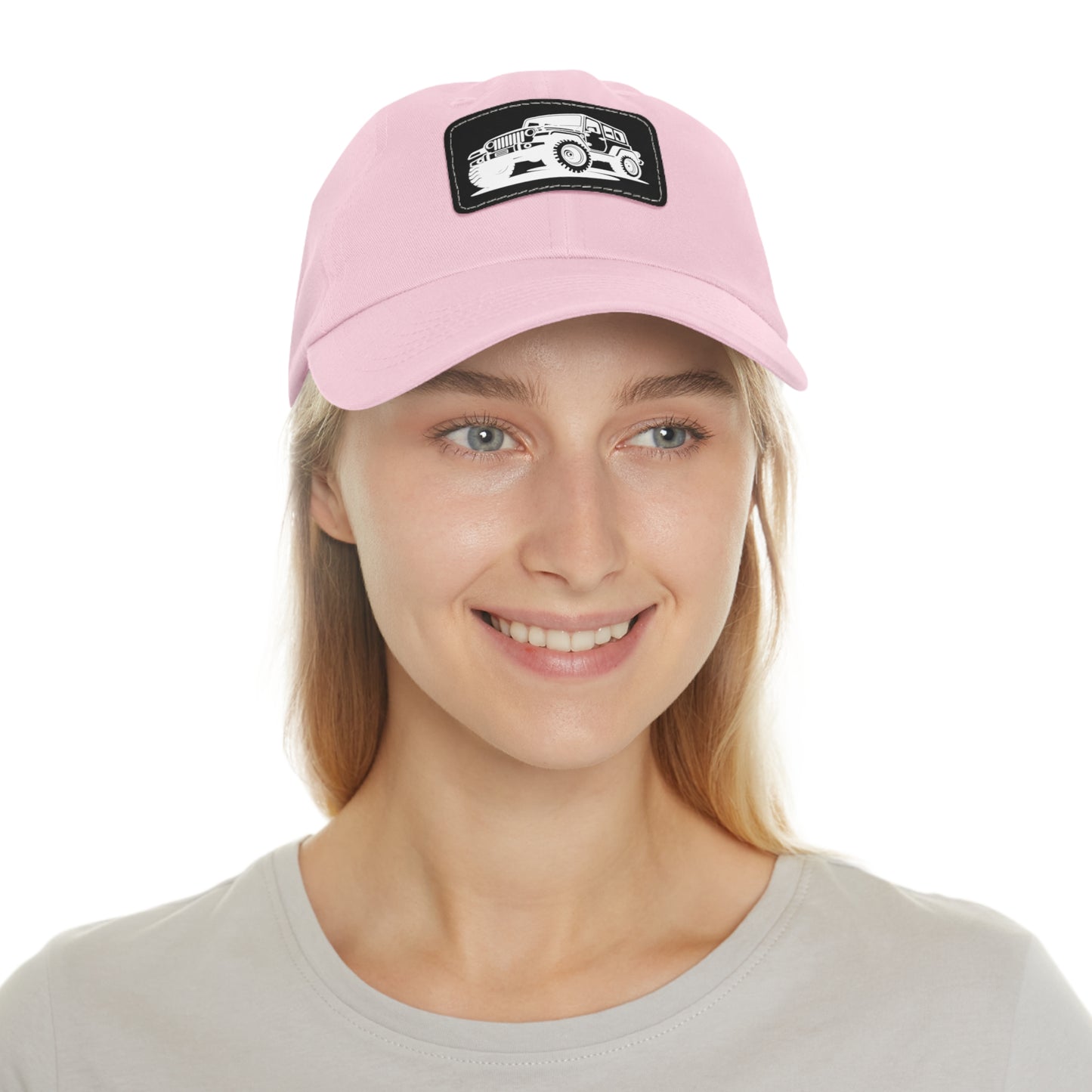 Off-Road Dad Hat with Leather Patch
