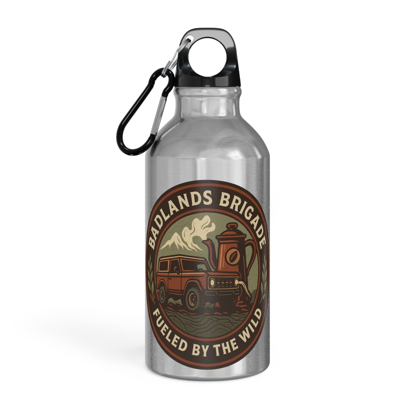 Fueled by the Wild - Badlands Brigade, Oregon Adventure Sport Bottle