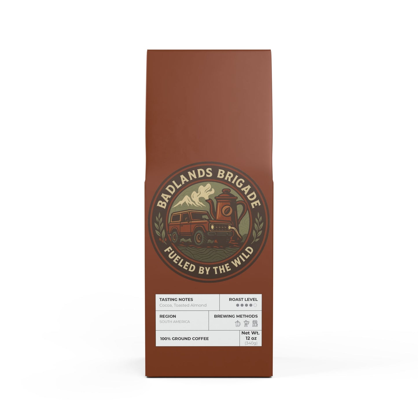 High Octane Roast - Badlands Brigade Coffee (Medium-Dark Roast)