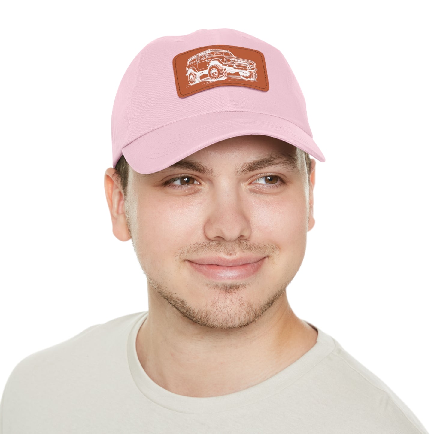 Off-Road Dad Hat with Leather Patch