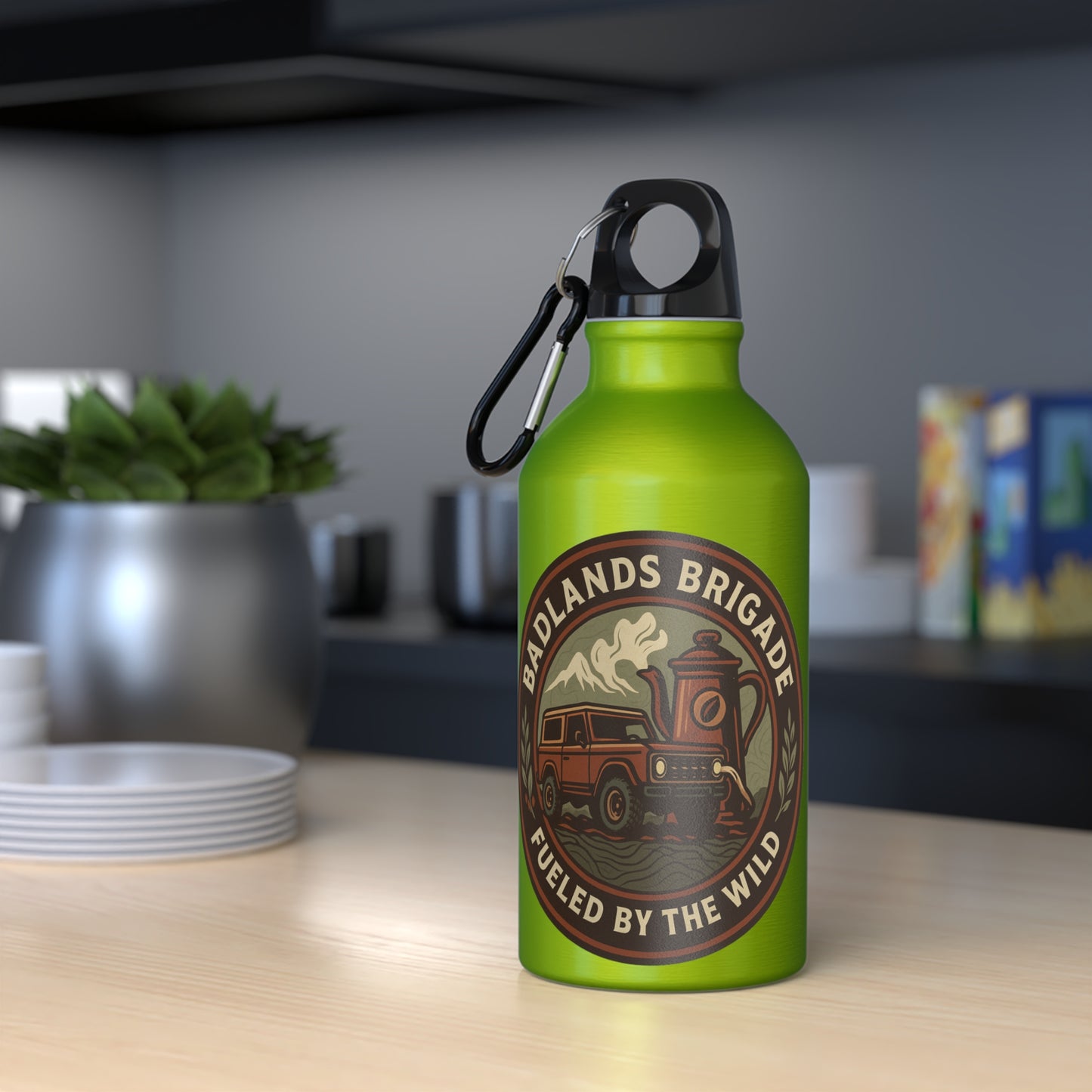 Fueled by the Wild - Badlands Brigade, Oregon Adventure Sport Bottle