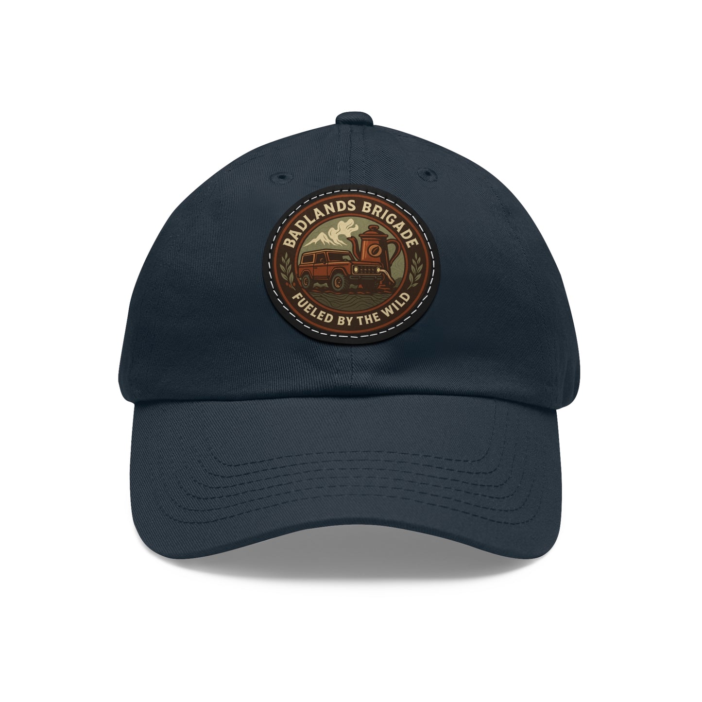 Fueled by the Wild - Badlands Brigade, Dad Hat with Leather Patch