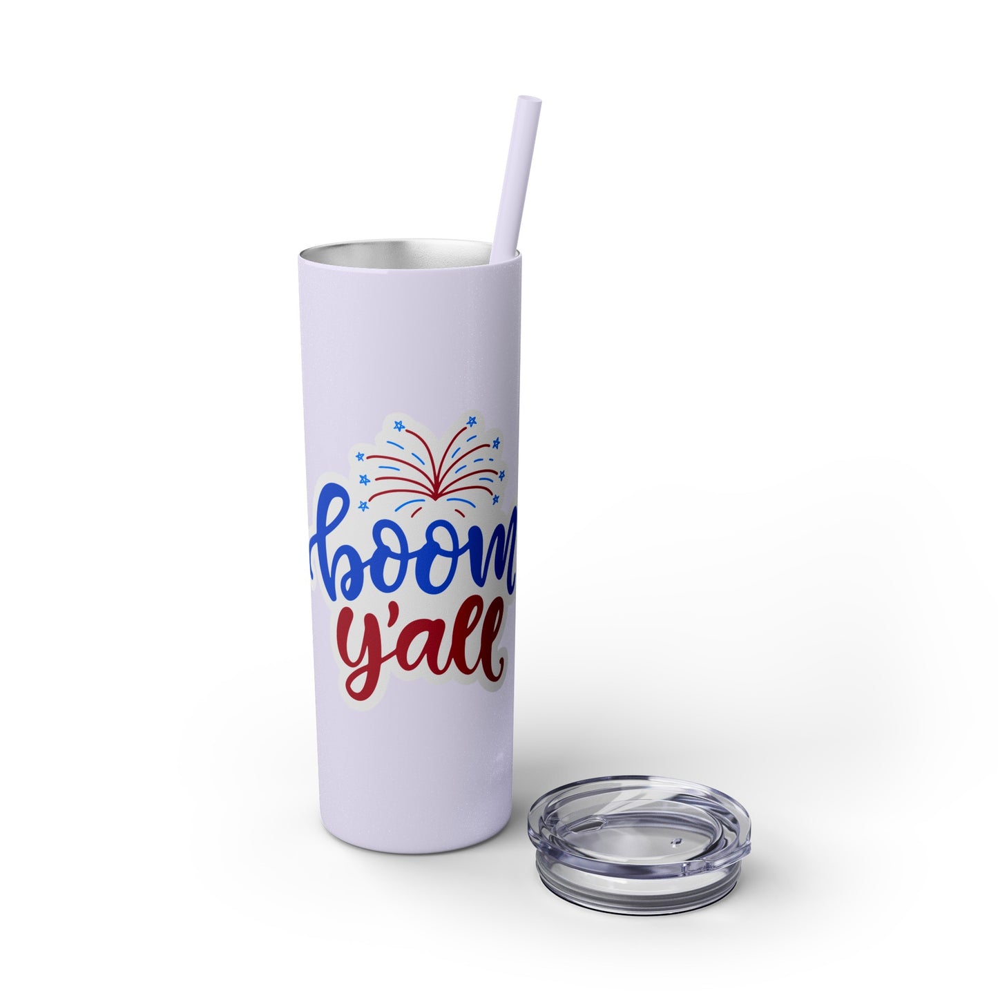 Patriot Skinny Tumbler with Straw, 20oz