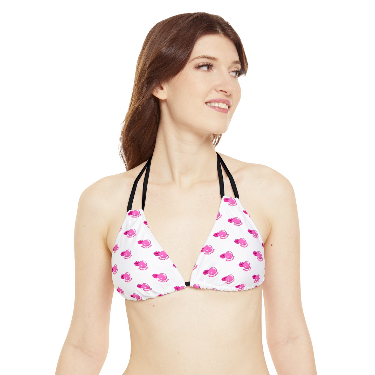 Bronco Babe - Bubblegum - Strappy Bikini Set