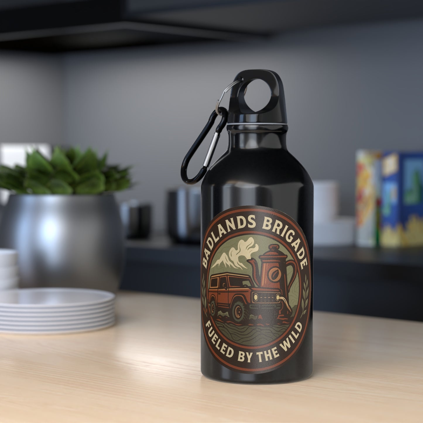 Fueled by the Wild - Badlands Brigade, Oregon Adventure Sport Bottle