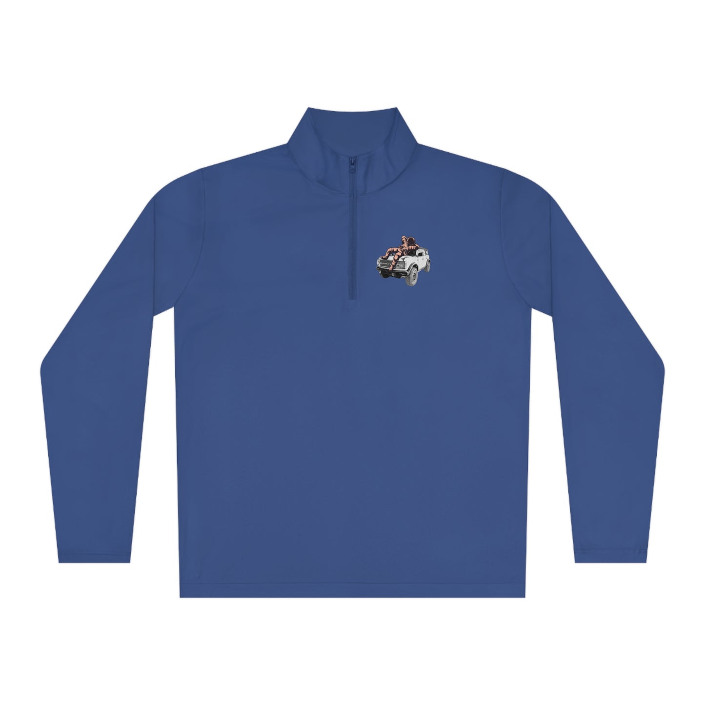 Space Bronco - Unisex Quarter-Zip Pullover