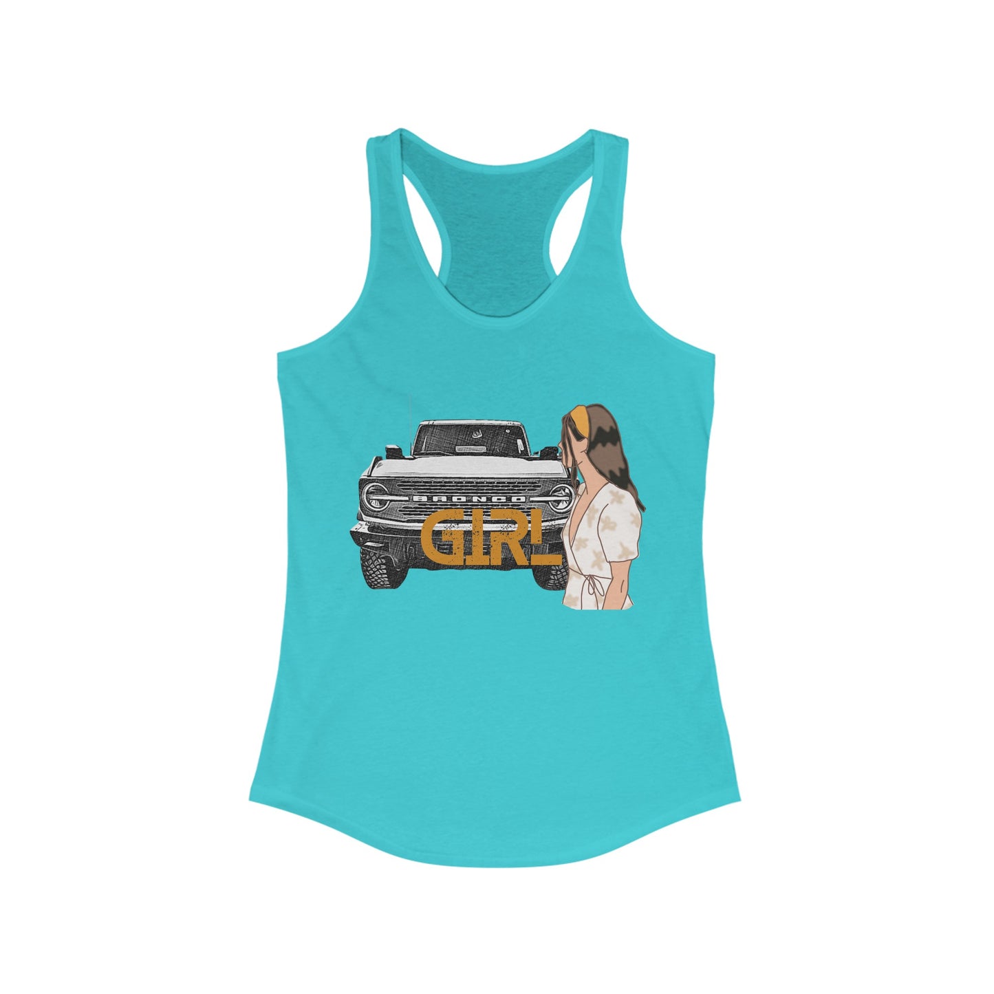 Bronco Girl - Women's Ideal Racerback Tank