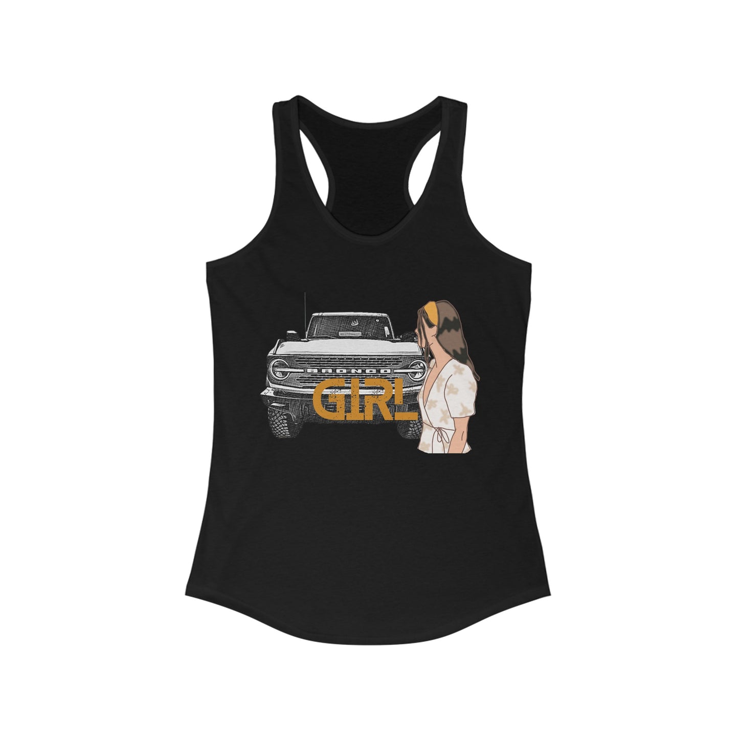 Bronco Girl - Women's Ideal Racerback Tank