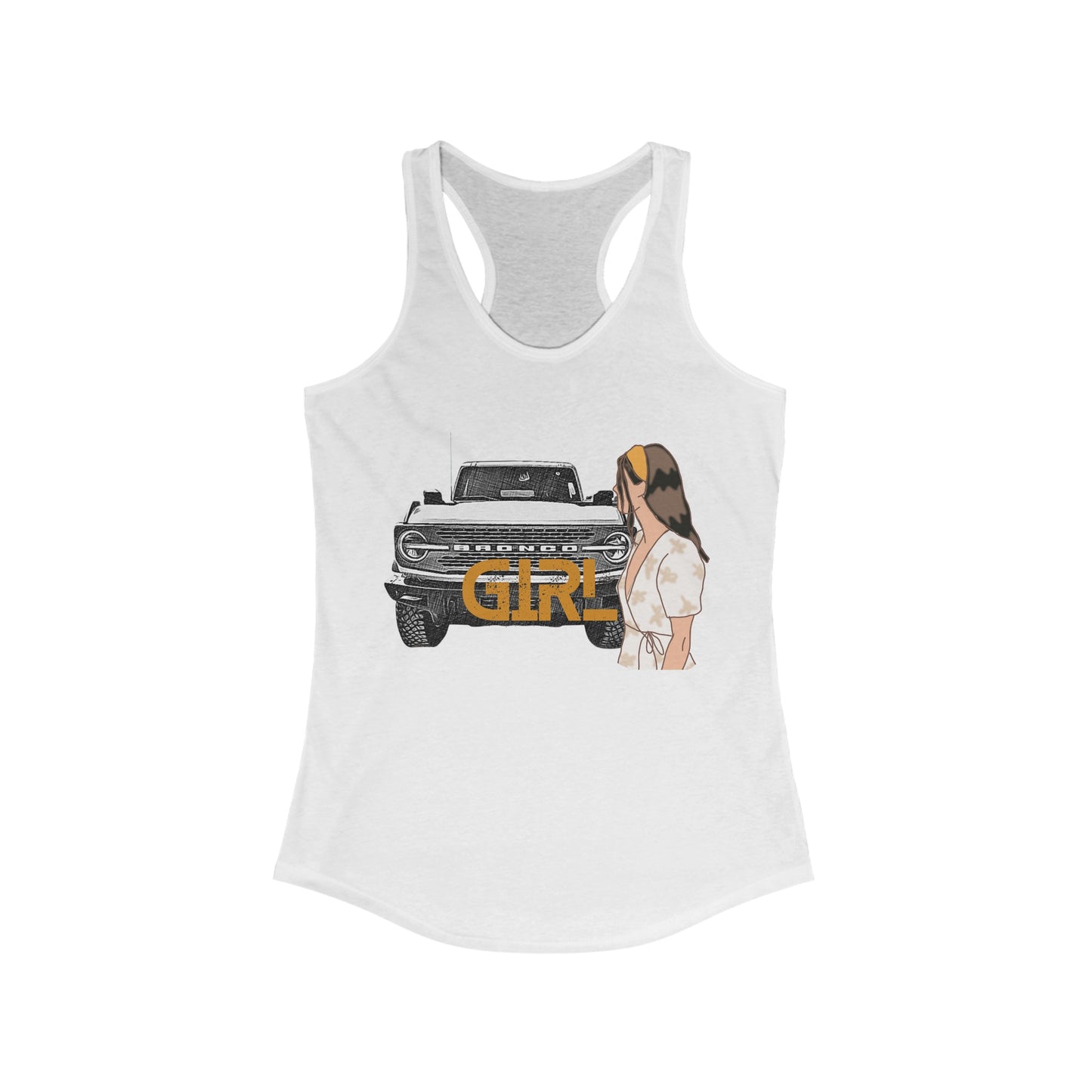Bronco Girl - Women's Ideal Racerback Tank