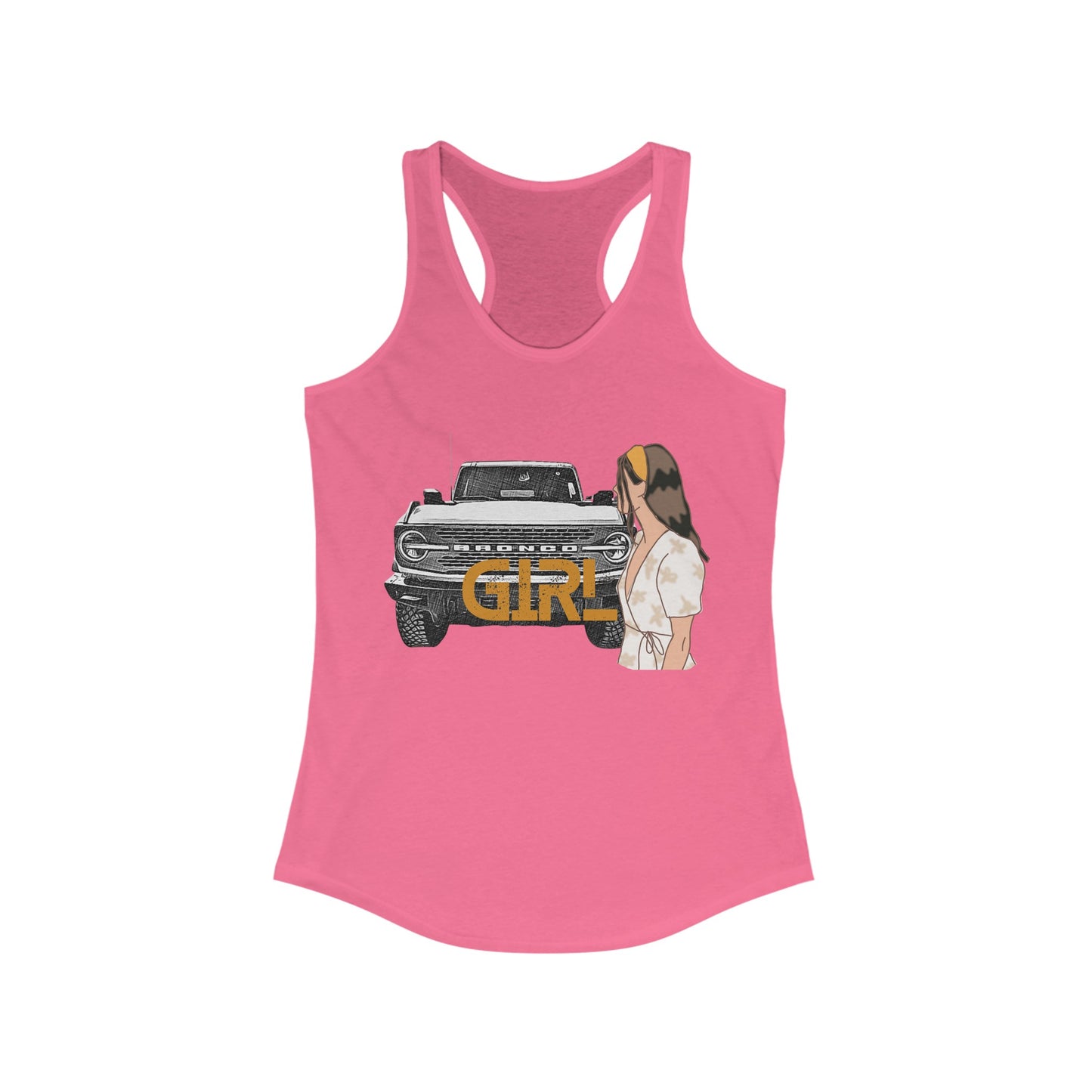 Bronco Girl - Women's Ideal Racerback Tank