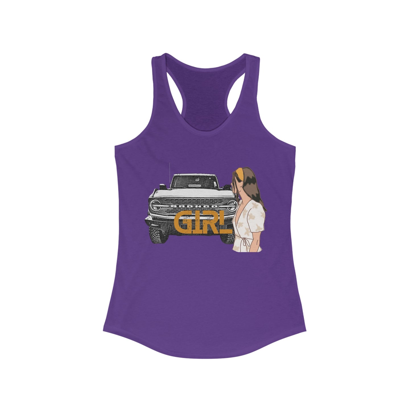 Bronco Girl - Women's Ideal Racerback Tank