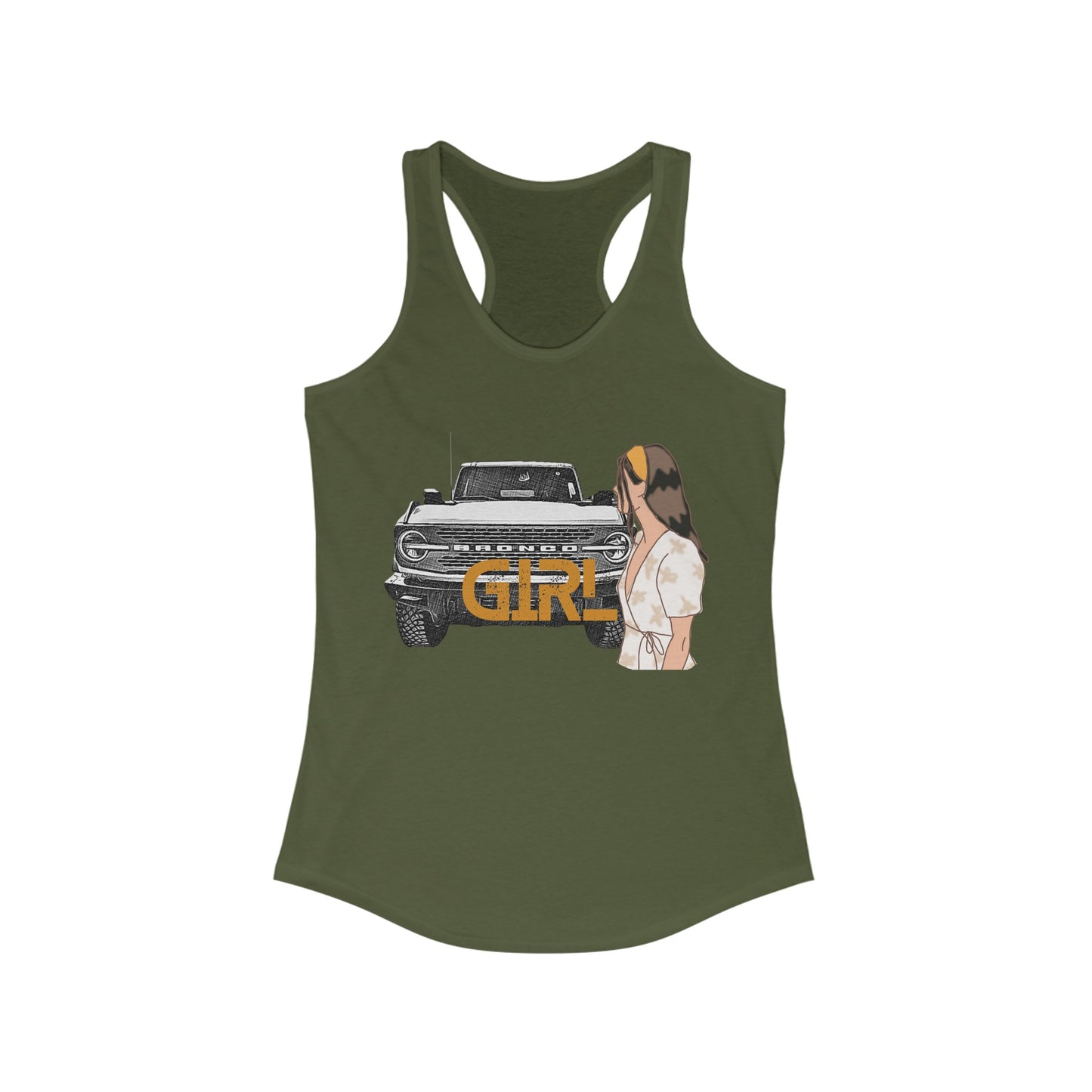 Bronco Girl - Women's Ideal Racerback Tank