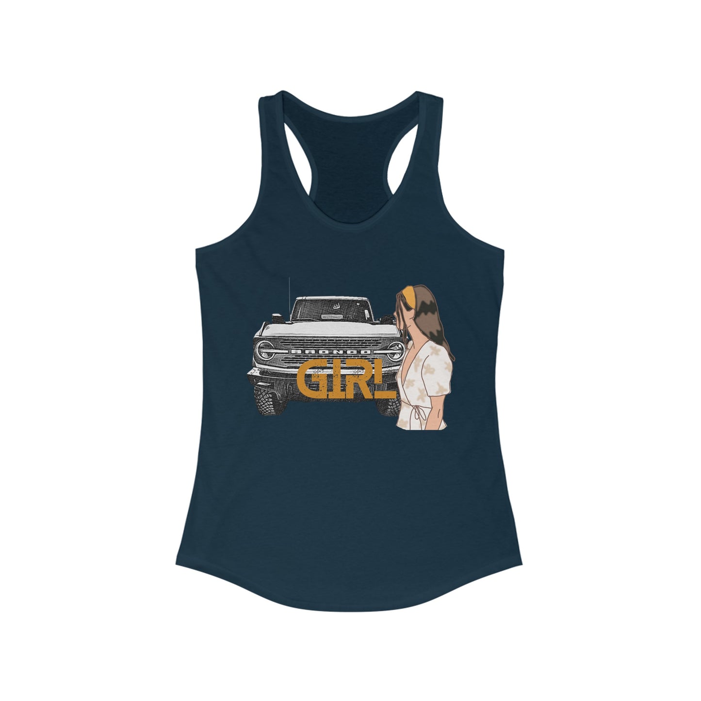 Bronco Girl - Women's Ideal Racerback Tank