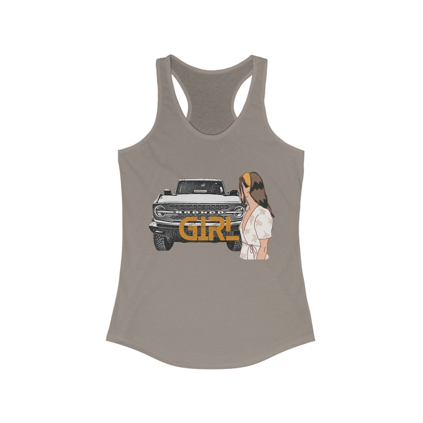 Bronco Girl - Women's Ideal Racerback Tank