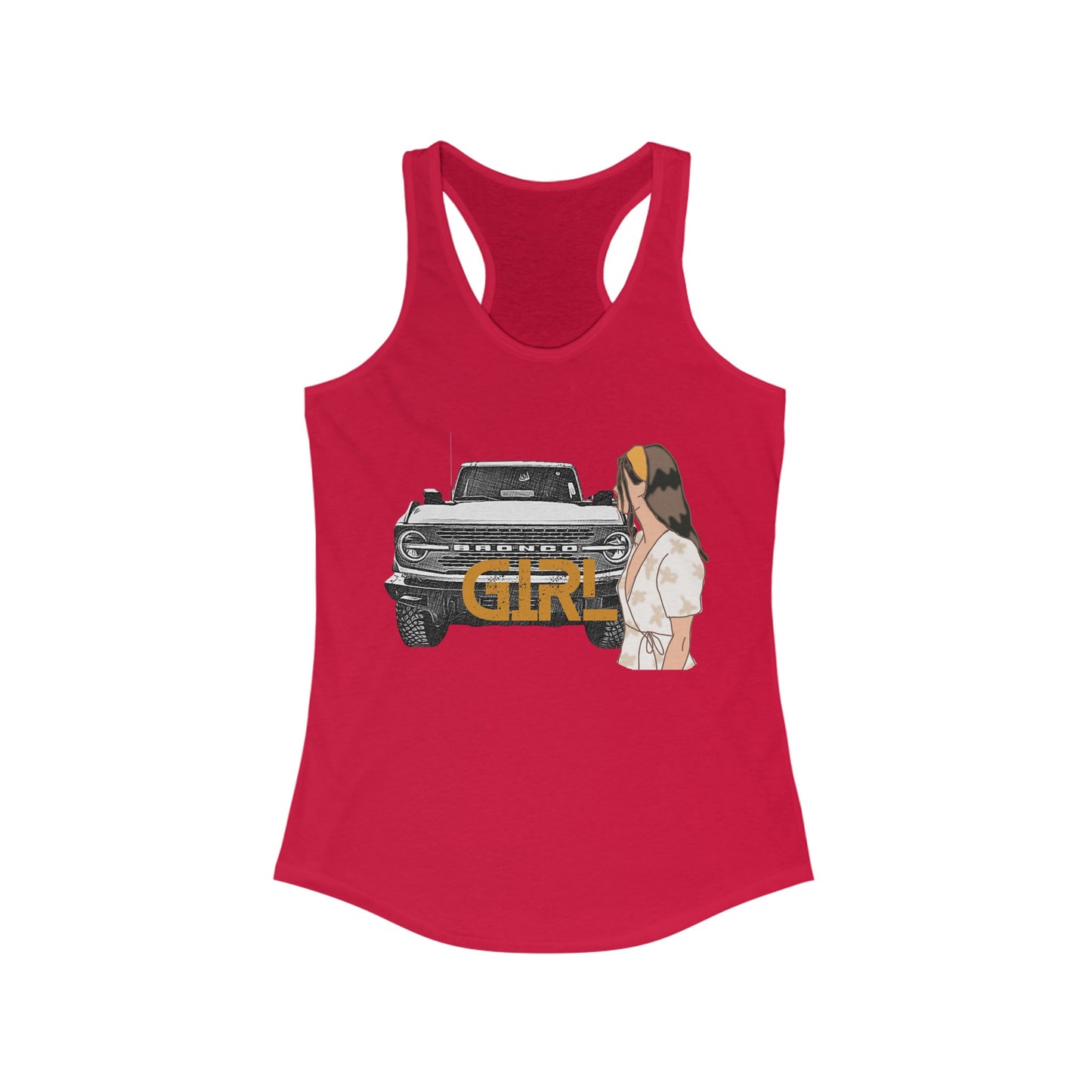 Bronco Girl - Women's Ideal Racerback Tank
