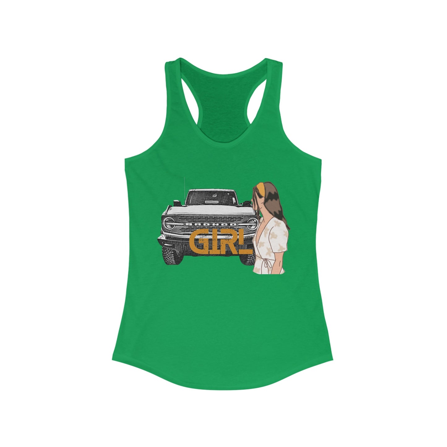 Bronco Girl - Women's Ideal Racerback Tank