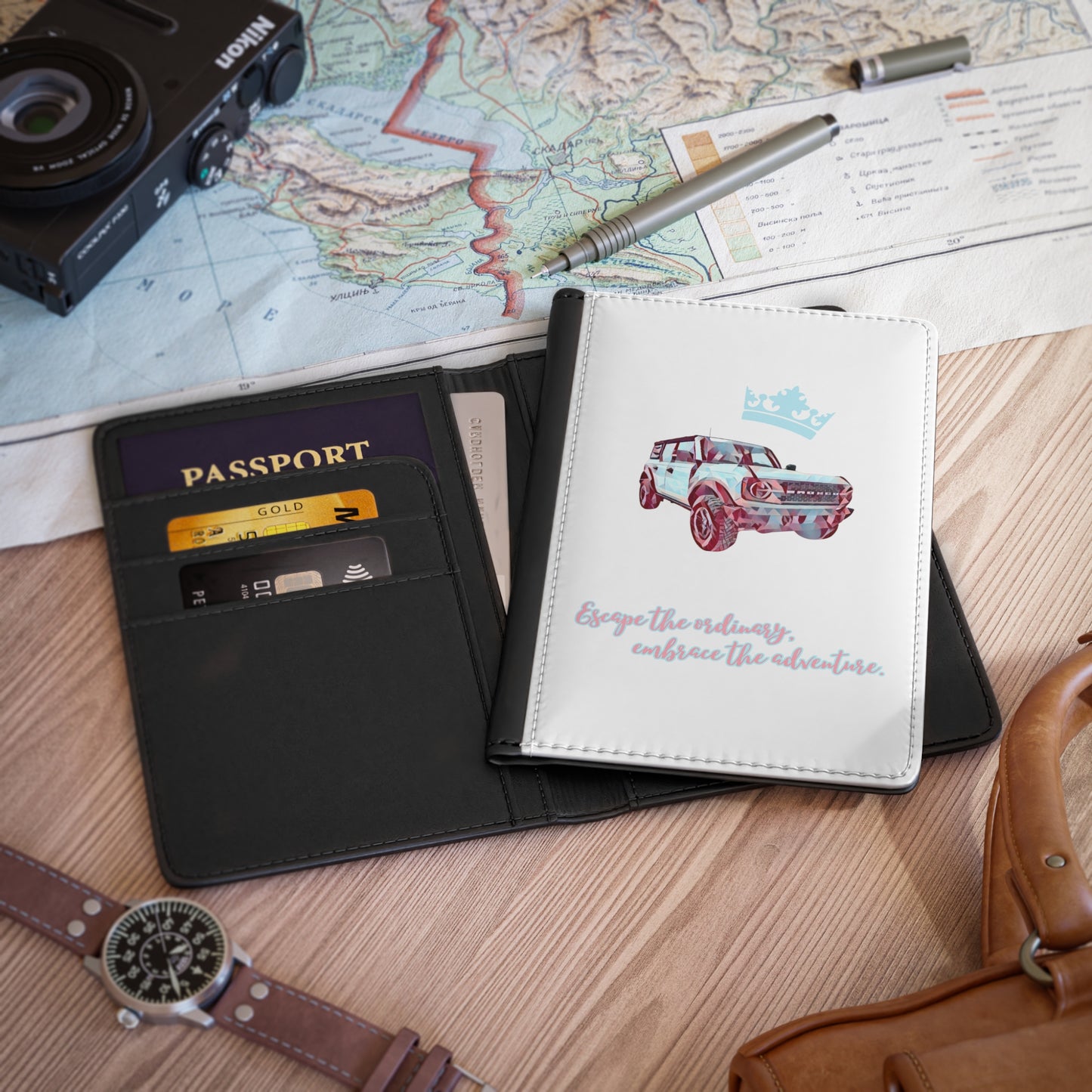 His & Hers - Bronco Passport Cover - Hers