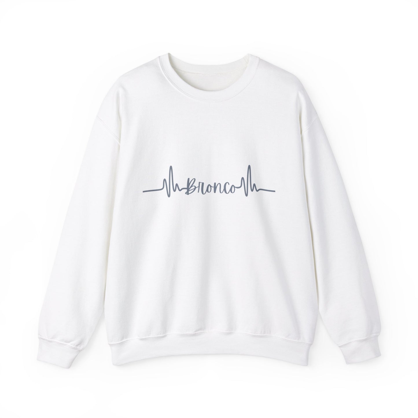Bronco Heartrate - Unisex Heavy Blend Crewneck Sweatshirt