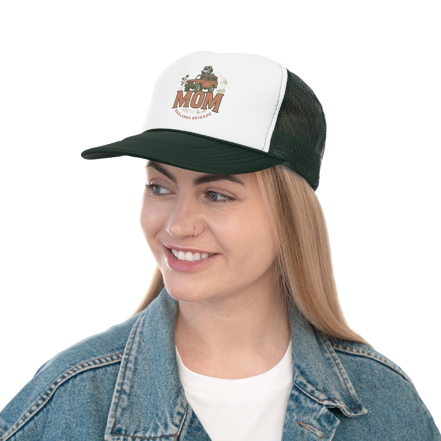 MOM's Adventure Stylish Trucker Cap – Adventure Ready with 'MOM' Design