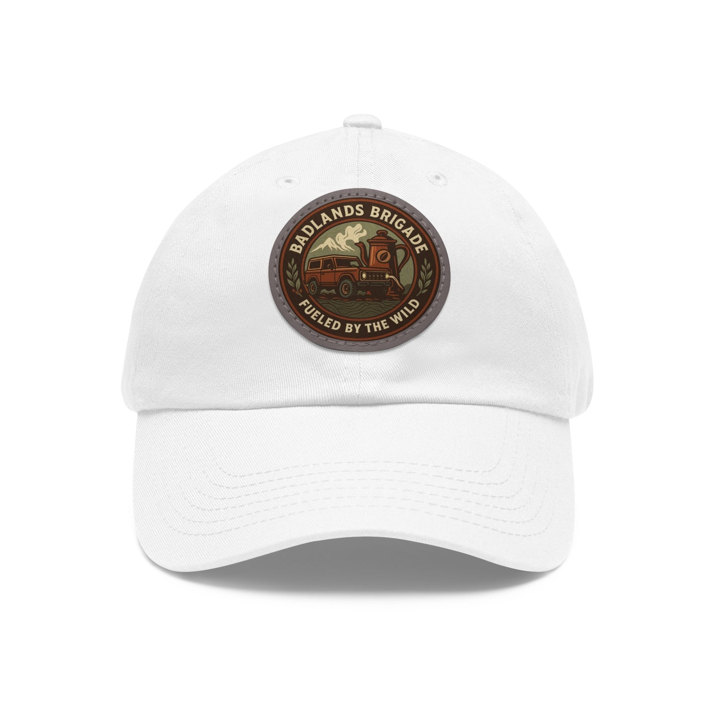 Fueled by the Wild - Badlands Brigade, Dad Hat with Leather Patch