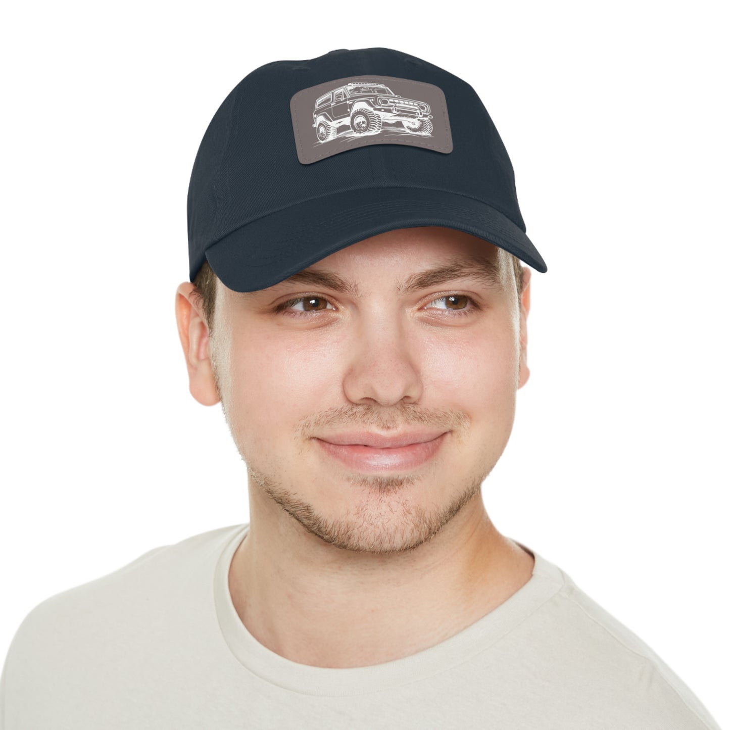 Off-Road Dad Hat with Leather Patch