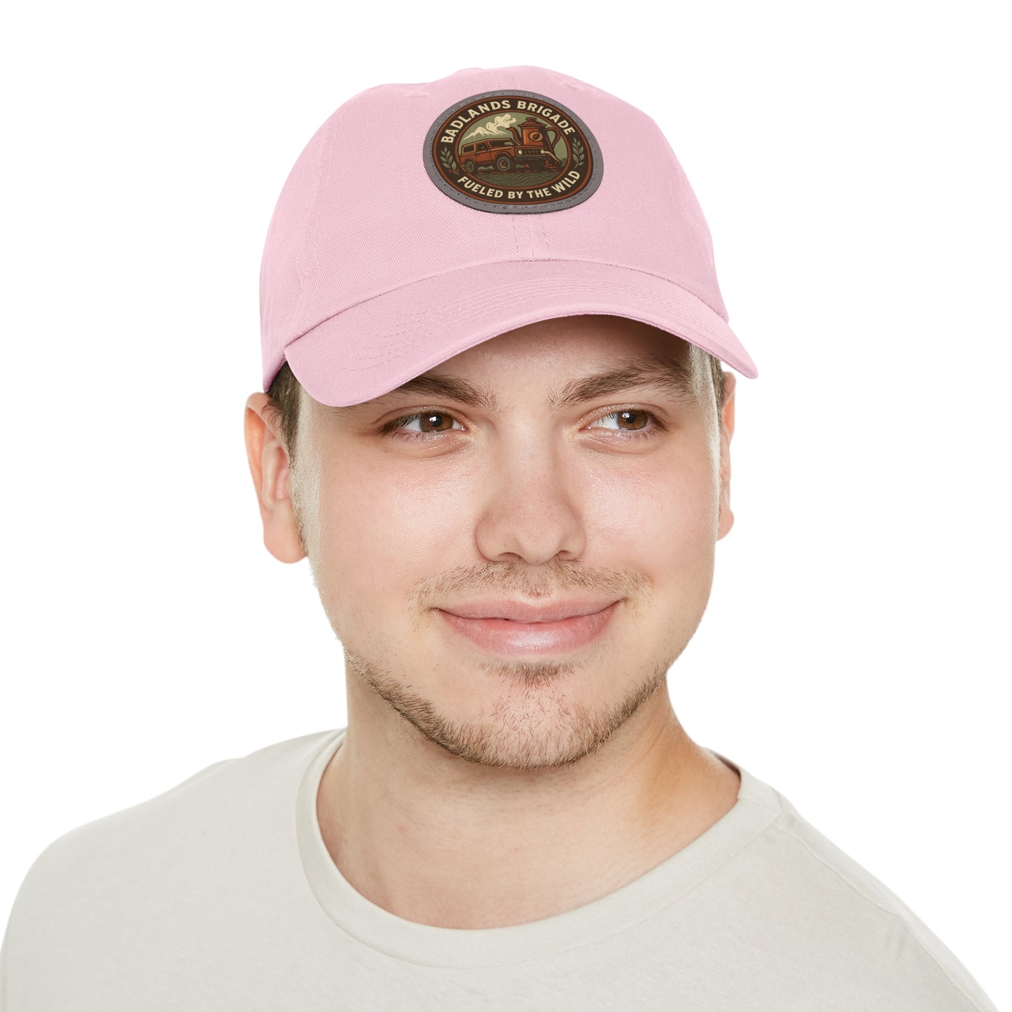 Fueled by the Wild - Badlands Brigade, Dad Hat with Leather Patch