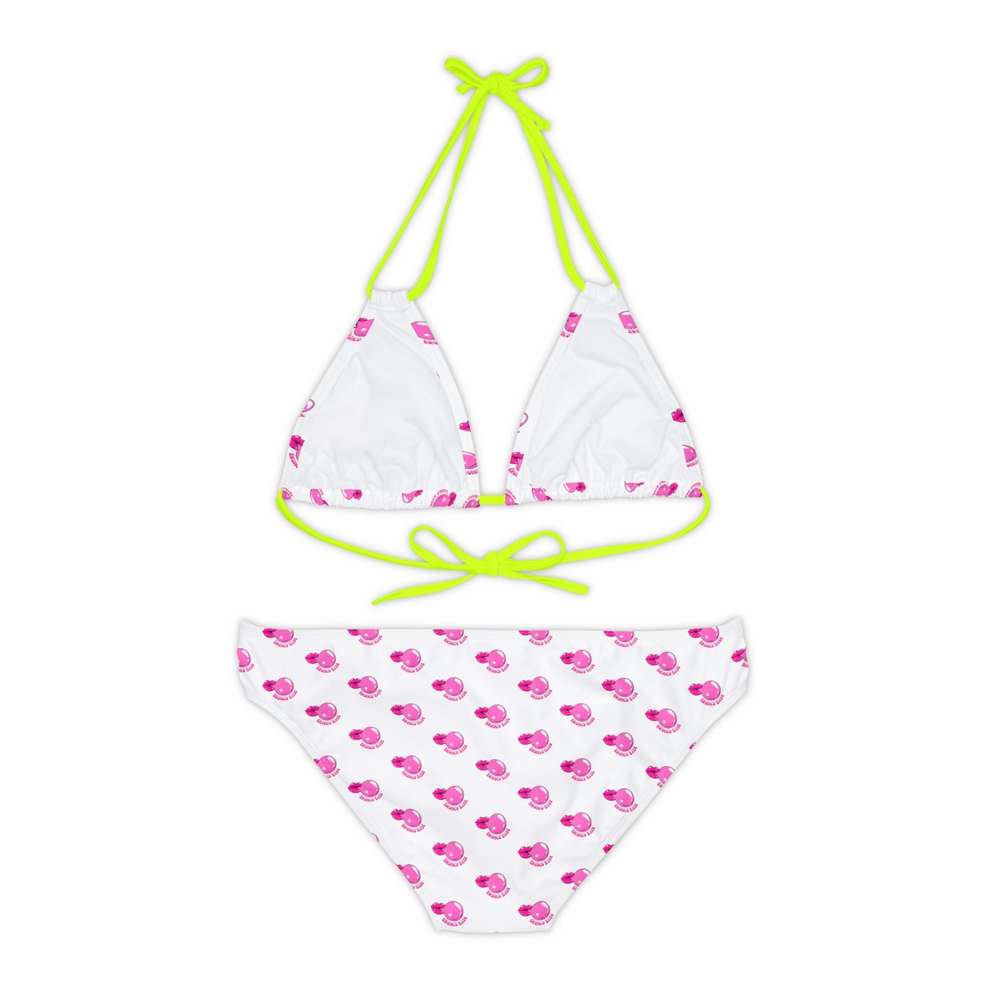 Bronco Babe - Bubblegum - Strappy Bikini Set