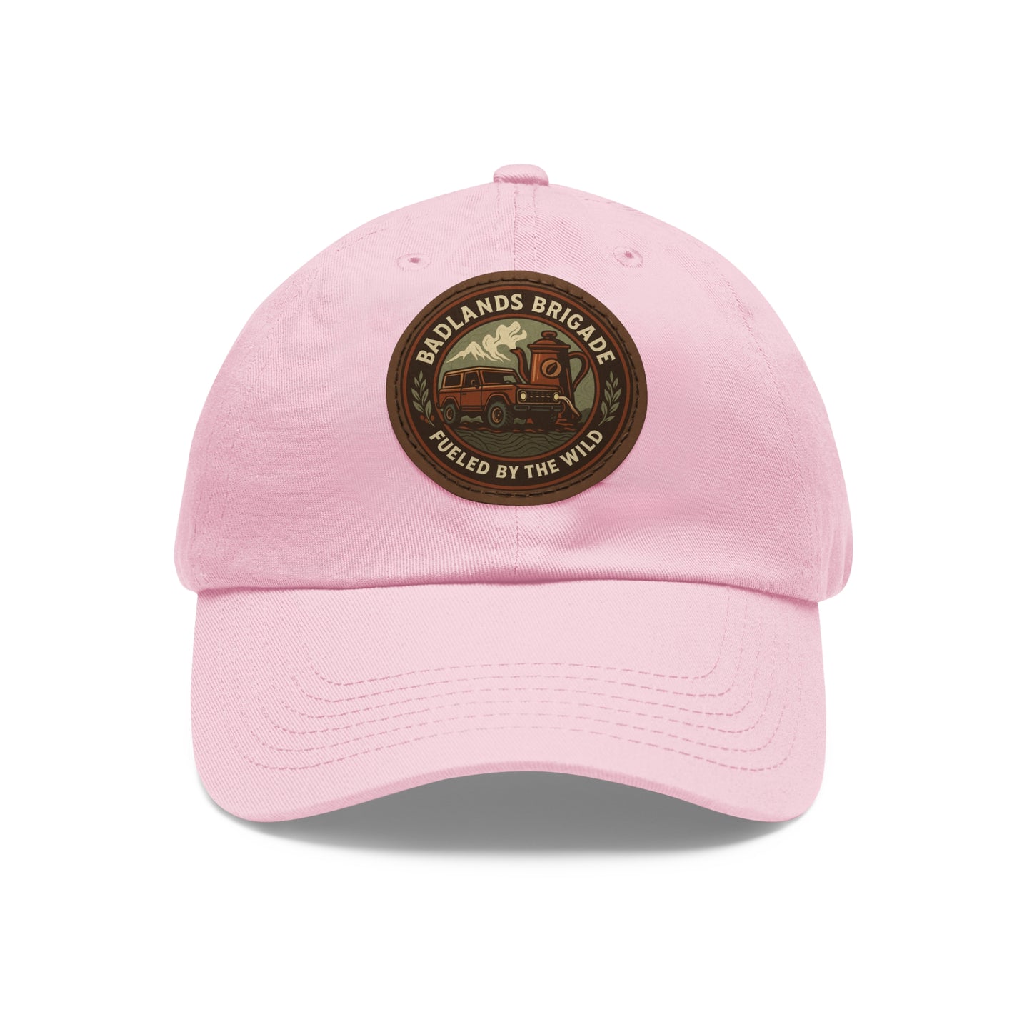 Fueled by the Wild - Badlands Brigade, Dad Hat with Leather Patch