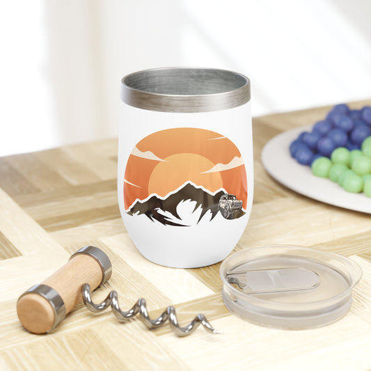 Bronco Mountainscape - Chill Wine Tumbler