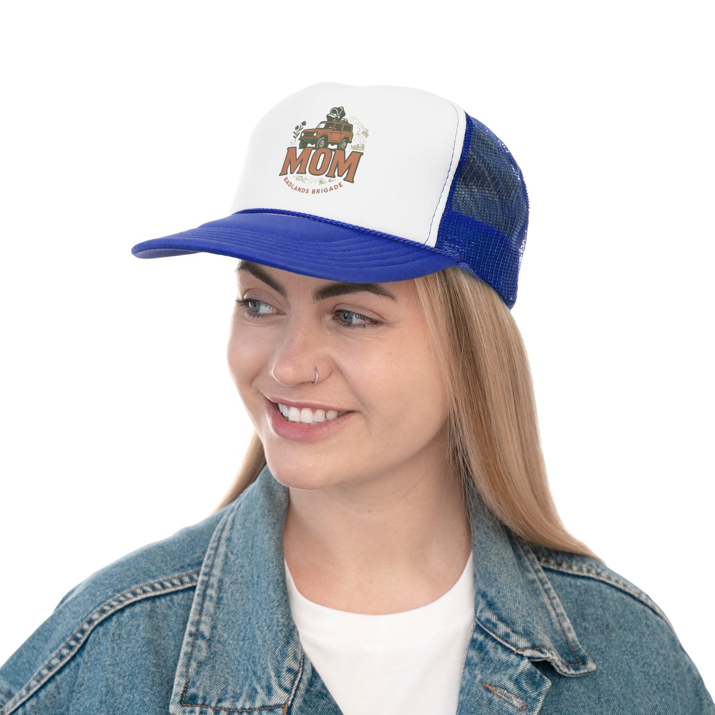 MOM's Adventure Stylish Trucker Cap – Adventure Ready with 'MOM' Design