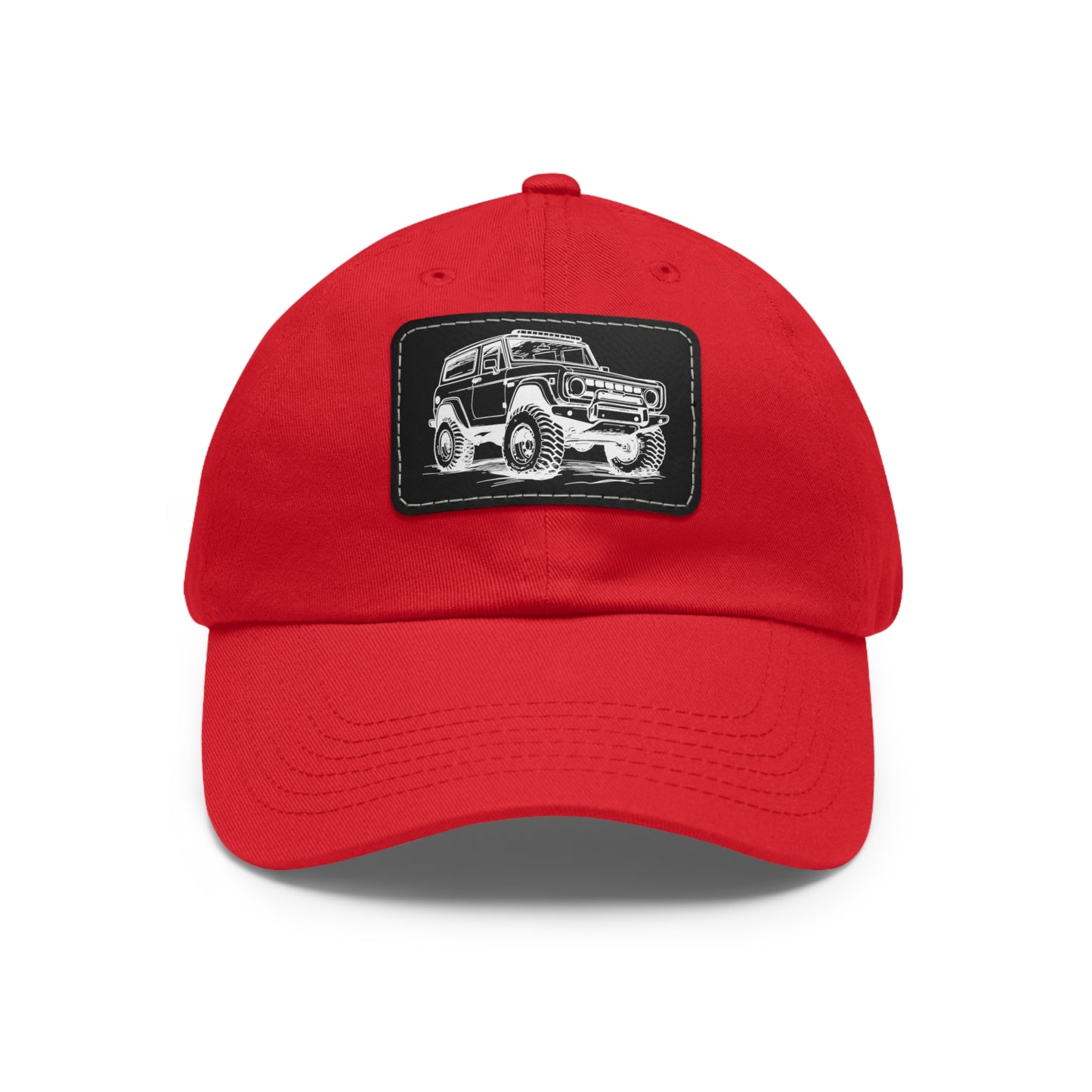 Off-Road Dad Hat with Leather Patch