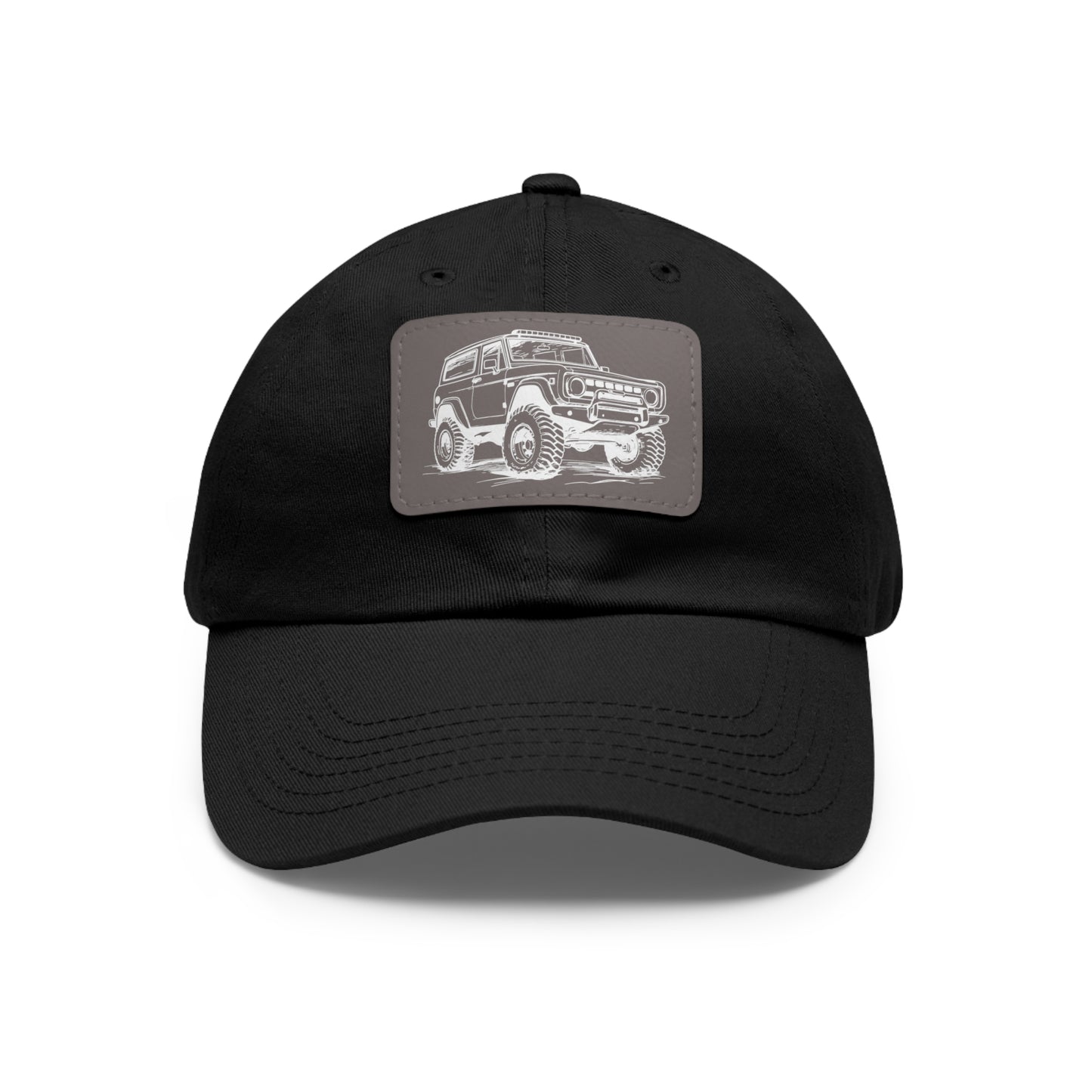 Off-Road Dad Hat with Leather Patch