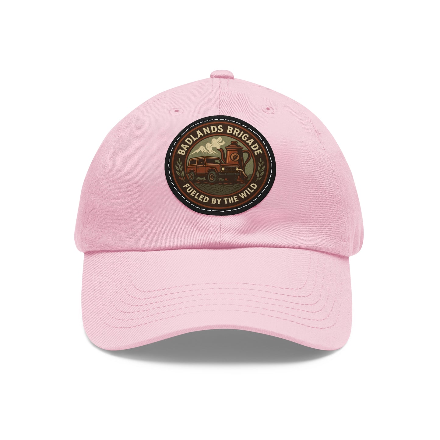 Fueled by the Wild - Badlands Brigade, Dad Hat with Leather Patch