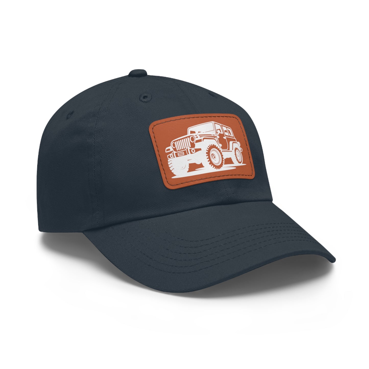 Off-Road Dad Hat with Leather Patch