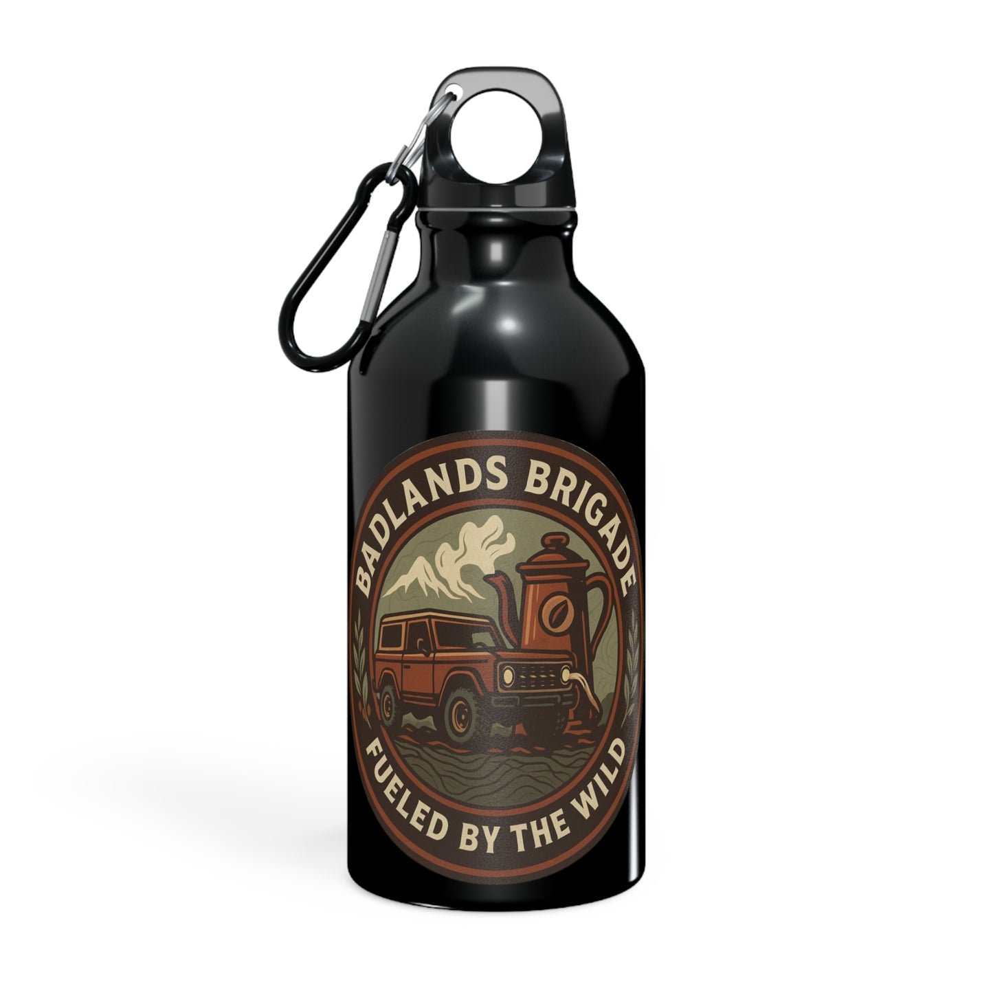 Fueled by the Wild - Badlands Brigade, Oregon Adventure Sport Bottle